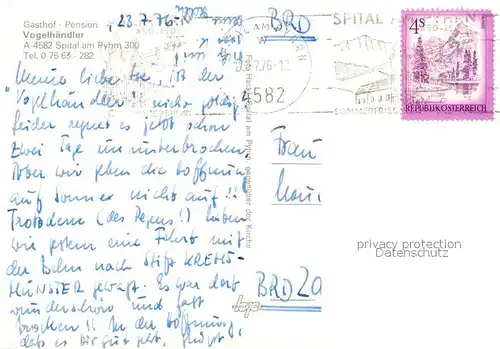 Spital_Pyhrn Gasthof Pension Vogelhaendler Spital Pyhrn