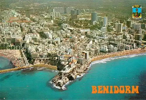 Benidorm Fliegeraufnahme Benidorm