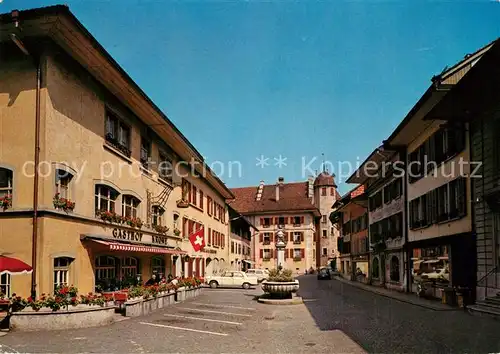 Wangen_Aare Gasthof Krone Brunnen Wangen Aare