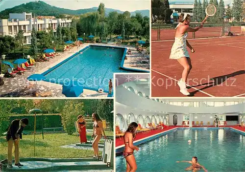 Abano_Terme Hotel Ermitage Bel Air Pool Minigolf Tennis Hallenbad Abano Terme