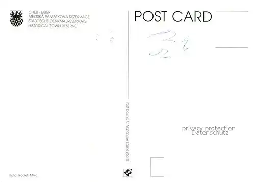 Cheb_Eger Staedtische Denkmalreservats Fliegeraufnahme 