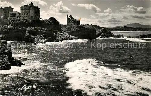 Biarritz_Pyrenees_Atlantiques Villa Belza et Hotel Chateau des Falaises Biarritz_Pyrenees