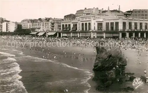 Biarritz_Pyrenees_Atlantiques Grande Plage Casino Biarritz_Pyrenees
