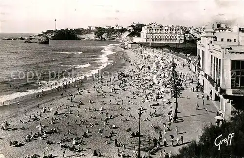 Biarritz_Pyrenees_Atlantiques Grande Plage Biarritz_Pyrenees