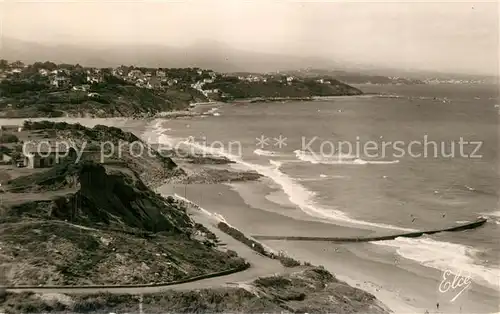 Bidart Fliegeraufnahme Plage Bidart