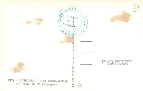 Irun Behobia Fliegeraufnahme Br?cke Irun