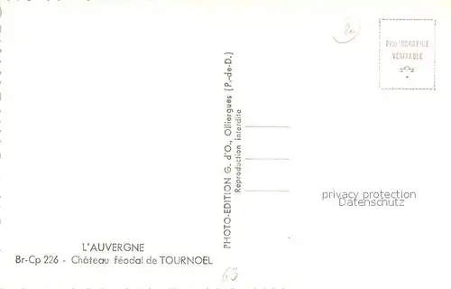 Tournoel Fliegeraufnahme Chateau Tournoel