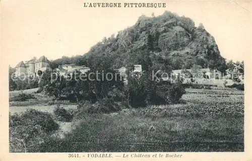 Vodable Chateau et le Rocher Vodable