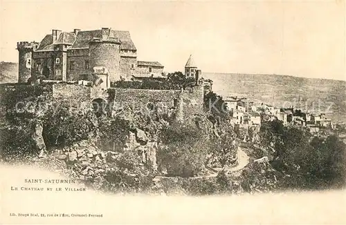 Saint Saturnin_Puy de Dome Chateau et Village Saint Saturnin