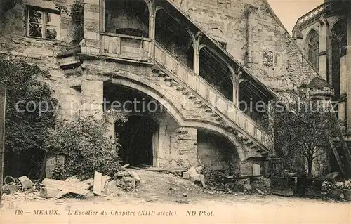 Meaux_Seine_et_Marne Escalier du Chapitre Meaux_Seine_et_Marne