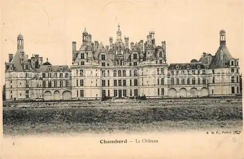 Chambord_Blois Le Chateau Chambord Blois