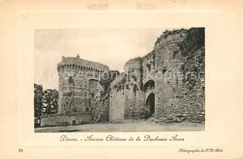 Dinan Ancien Chateau de la Duchesse Anne Dinan