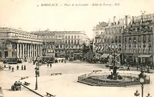 Bordeaux Place de la Comedie Bordeaux