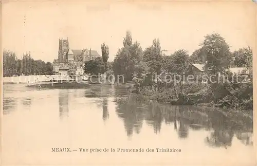 Meaux_Seine_et_Marne Vue prise de la Promenade des Trinitaires Meaux_Seine_et_Marne