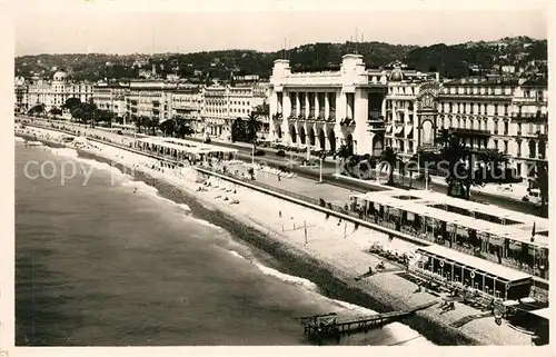 Nice_Alpes_Maritimes Promenade des Anglais la Plage le Palais de la Mediterranee et les Hotels Nice_Alpes_Maritimes