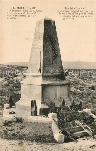 Elsass_Alsace Le Mort Homme Monument Elsass Alsace