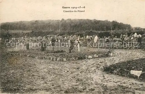 Pont a Mousson Guerre 1914 16 Cimetiere du Petand Pont a Mousson