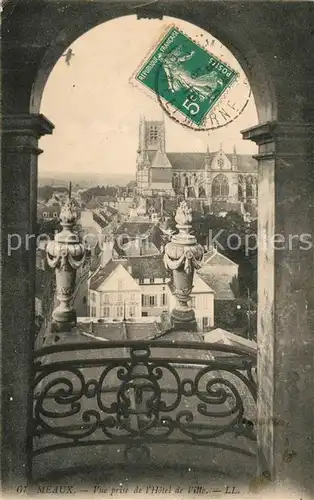 Meaux_Seine_et_Marne Vue prise de lHotel de Ville Meaux_Seine_et_Marne