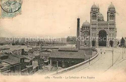 Marseille_Bouches du Rhone La Cathedrale et les Bassins Marseille