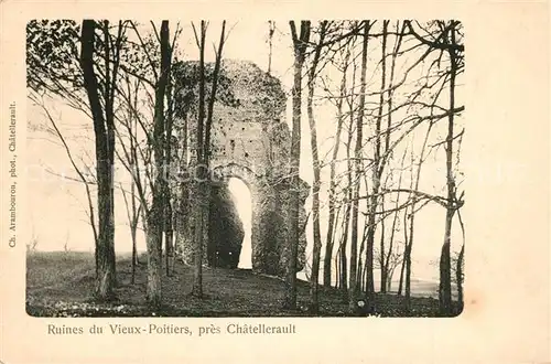 Chatellerault Ruines du Vieux Poitiers Chatellerault