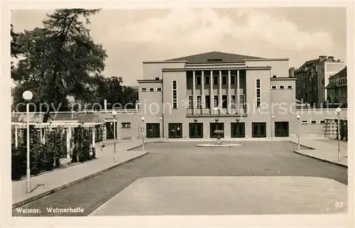 Weimar_Thueringen Weimarhalle Weimar Thueringen