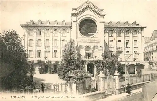 Lourdes_Hautes_Pyrenees Hopital Notre Dame des Douleurs Lourdes_Hautes_Pyrenees