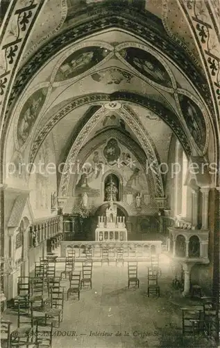 Rocamadour Interieur de la Crypte  Rocamadour
