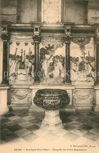 Reims_Champagne_Ardenne Basilique Saint Remi Chapelle des Fonts Baptismaux Reims_Champagne_Ardenne