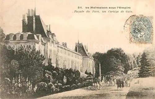 La_Malmaison Facade du Parc un Cortege de Gala La_Malmaison