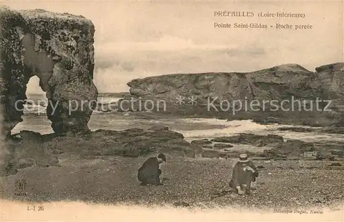 Prefailles Pointe Saint Gildas Roche percee Prefailles