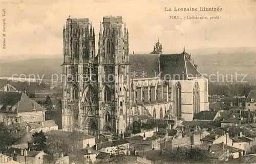 Toul_Meurthe et Moselle_Lothringen Cathedrale profil Toul_Meurthe et Moselle