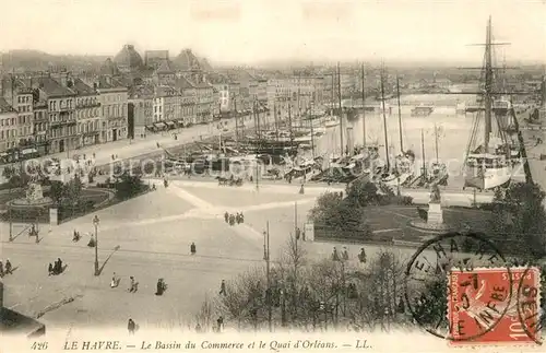 Le_Havre Le Bassin du Commerce et le Quai d Orleans Le_Havre