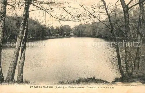 Forges les Eaux Etablissement Thermal Vue du Lac Forges les Eaux