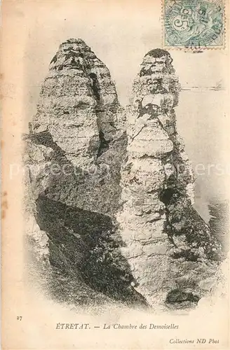 Etretat la Chambre des Demoiselles Etretat