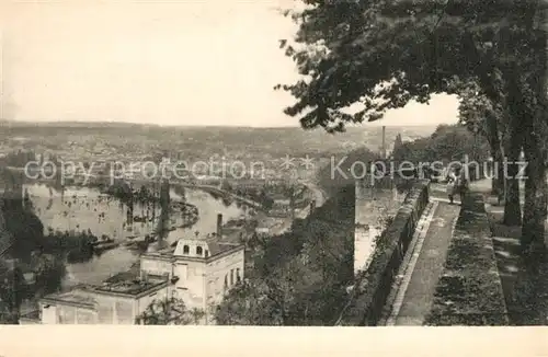 Angouleme la Vallee de la Charente et le Port de lHoumeau vus du Rempart de Beaulieu Angouleme
