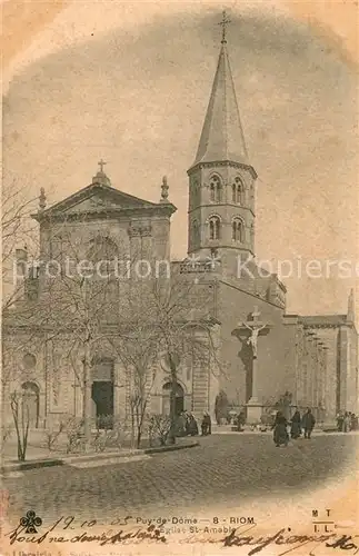 Riom_Puy de Dome Eglise Saint Amable Riom Puy de Dome