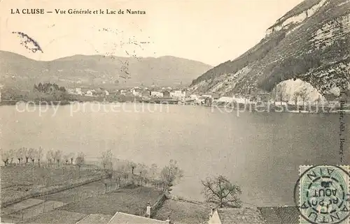 La_Cluse Vue generale et le Lac de Nantua La_Cluse