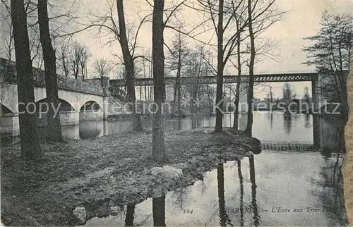Chartres_Eure_et_Loir Eure aux Trois Ponts Chartres_Eure_et_Loir