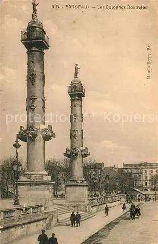 Bordeaux Les Colonnes Rostrales Bordeaux