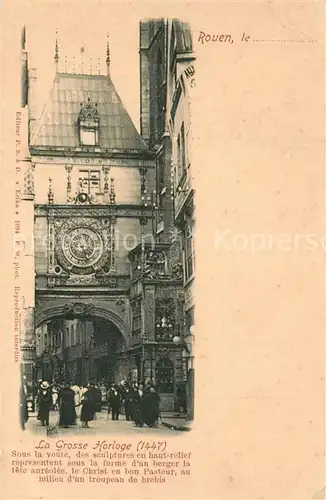 Rouen La Grosse Horloge Rouen