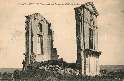 Saint Arnoult_Calvados Ruines du Chateau de Lassay Saint Arnoult Calvados