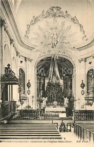 Lisieux Interieur de lEglise Saint Desir Lisieux