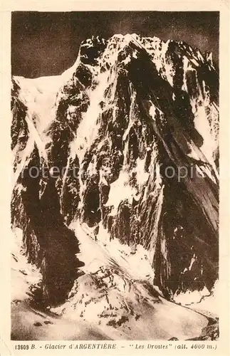 Argentiere_Haute Savoie Glacier Les Droites Argentiere Haute Savoie