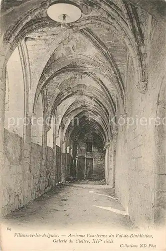 Villeneuve les Avignon Ancienne Chartreuse du Val de Benediction Galerie du Cloitre Villeneuve les Avignon