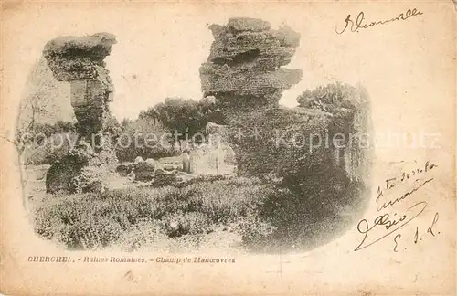 Cherchell Ruines Romaines Champ Manoeuvres Cherchell