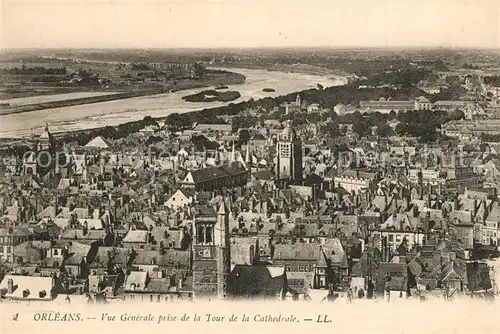 Orleans_Loiret Vue generale prise de la Tour de la Cathedrale Orleans_Loiret