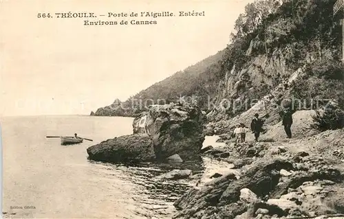 Theoule sur Mer Porte de lAiguille Esterel Environs de Cannes Theoule sur Mer