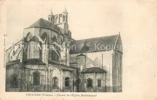 Poitiers_Vienne Chevet de lEglise Montierneuf Poitiers Vienne