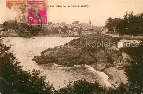 Pornic Vue prise de lAnse aux Lapins Pornic