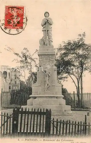 Poitiers_Vienne Monument des Coloniaux Poitiers Vienne